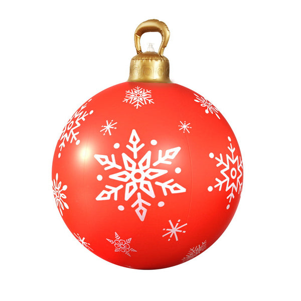 Jingle Jollys Christmas Inflatable Ball 60cm Decoration Giant Bauble Red