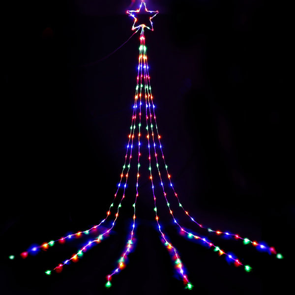 Jingle Jollys 3M Christmas String Lights 200 LED Motif Fairy Curtain Light Decor